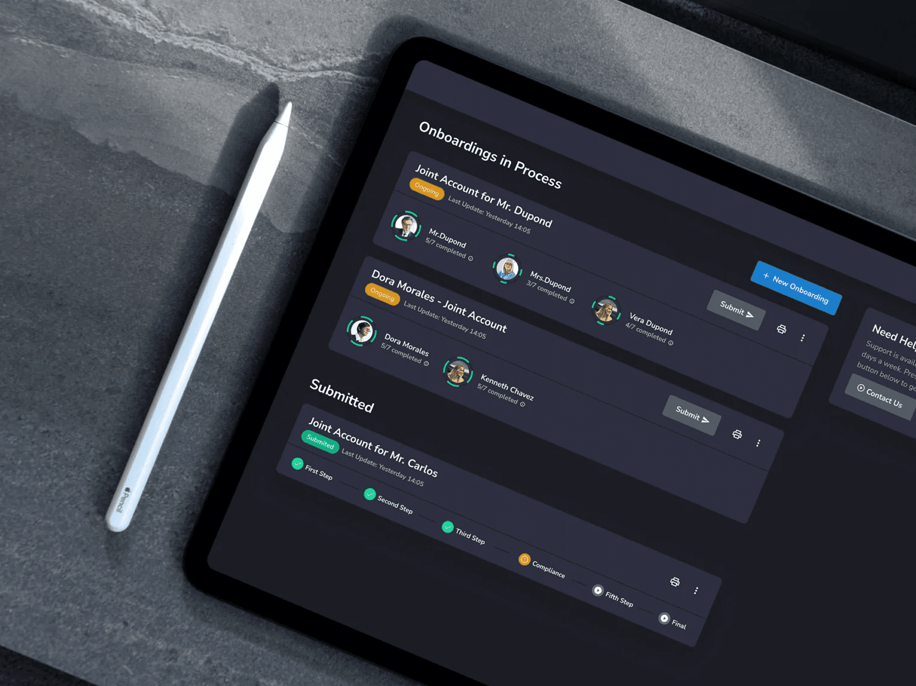 Digital onboarding for EAM and HNWI clients