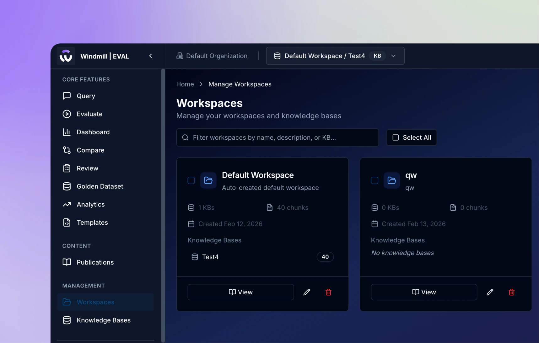 Windmill AI Knowledge Copilot screenshot